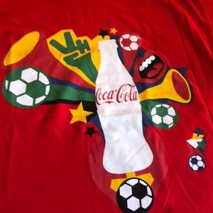 NEW Coca Cola Soccer T-shirt NEW collection